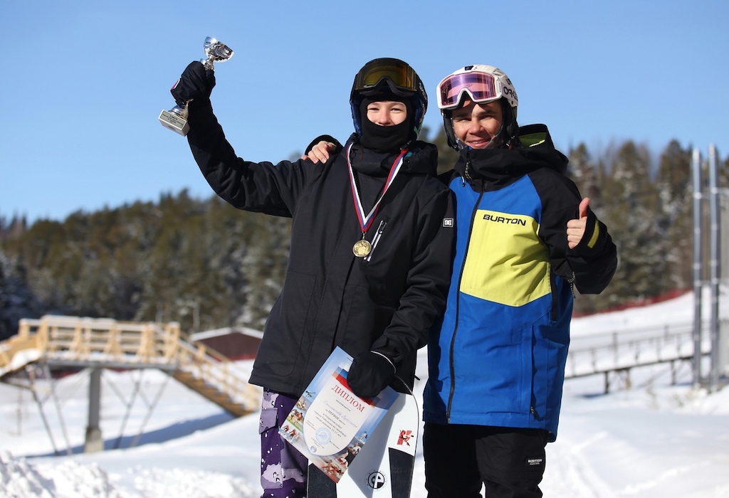 В Тобольске определили лучших сноубордистов 