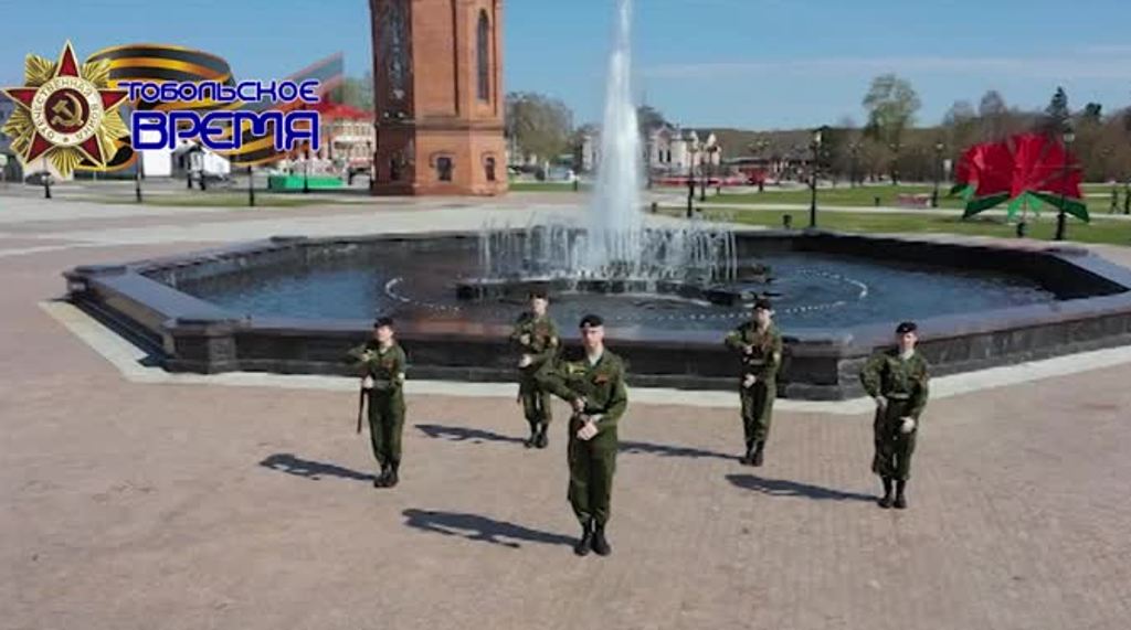 Плац-парад с участием воспитанников военно-спортивного центра «Россияне»
